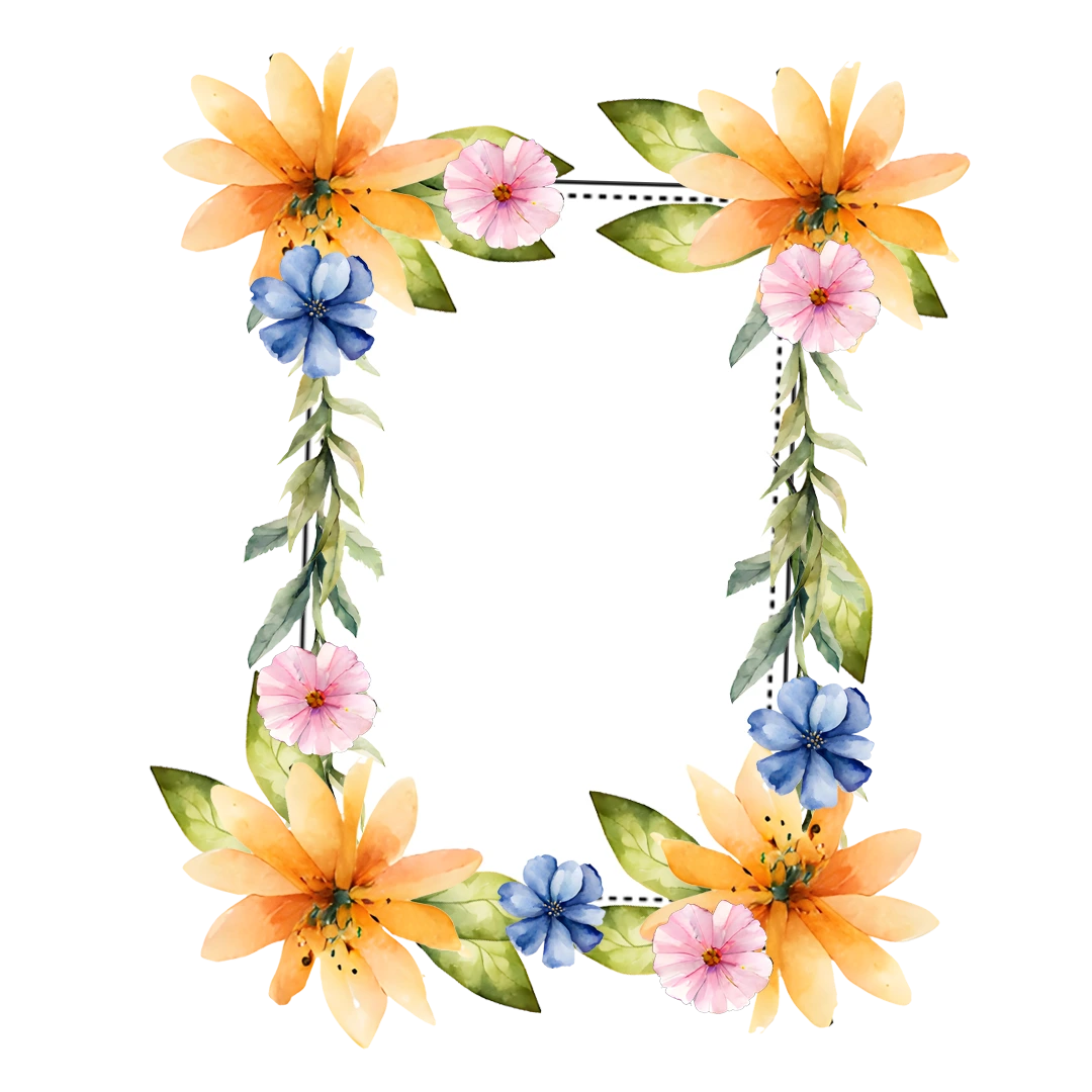 Download Transparent Floral Frames PNG Blossom Your Designs_10.webp